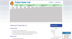 Desktop Screenshot of fularesolar.in
