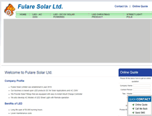 Tablet Screenshot of fularesolar.in